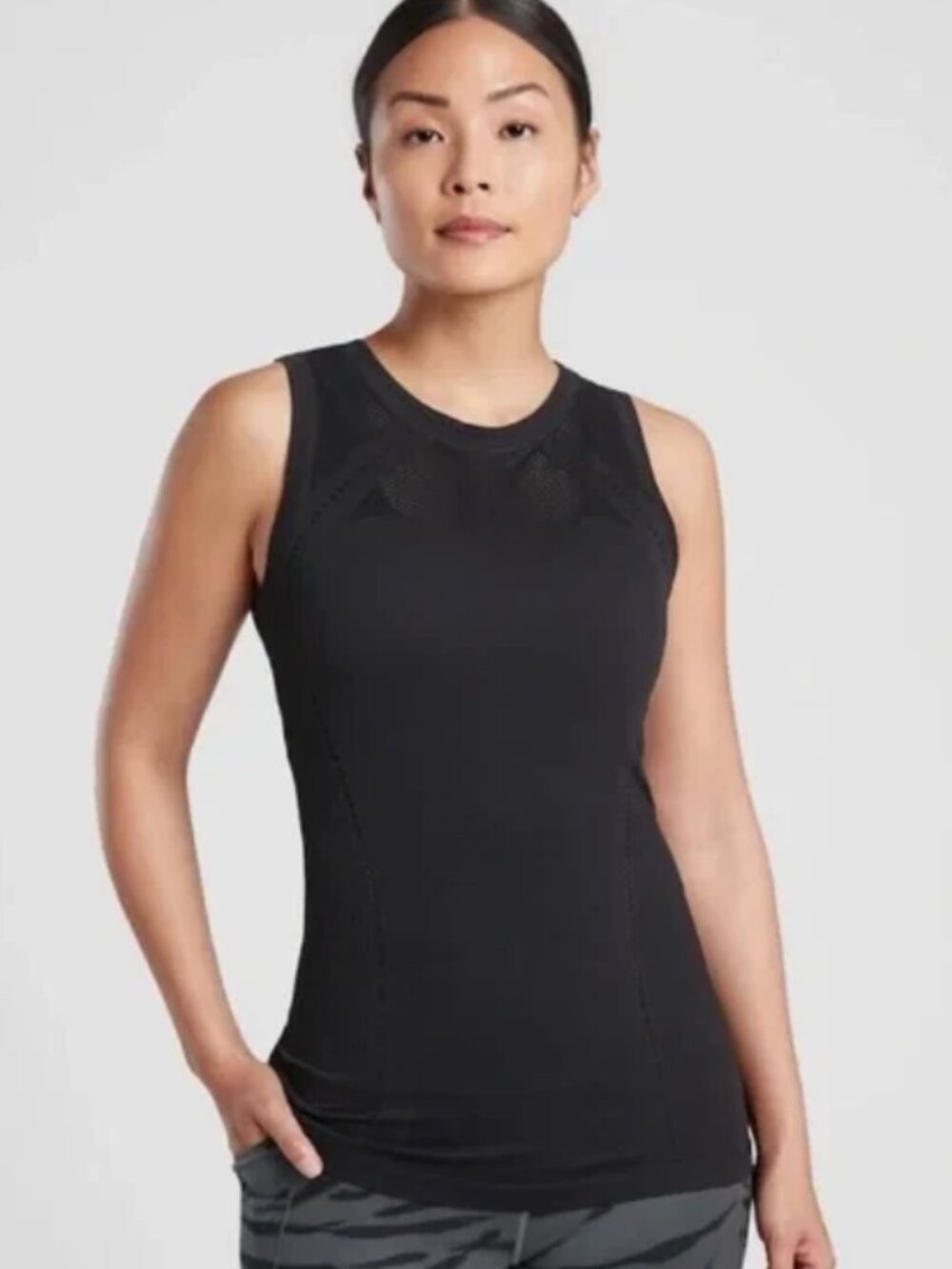 NWT ATHLETA Black ATHLETA Oxygen II Tank. Size XS